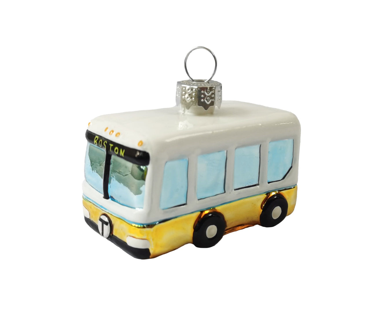 MBTA Boston Bus Ornament