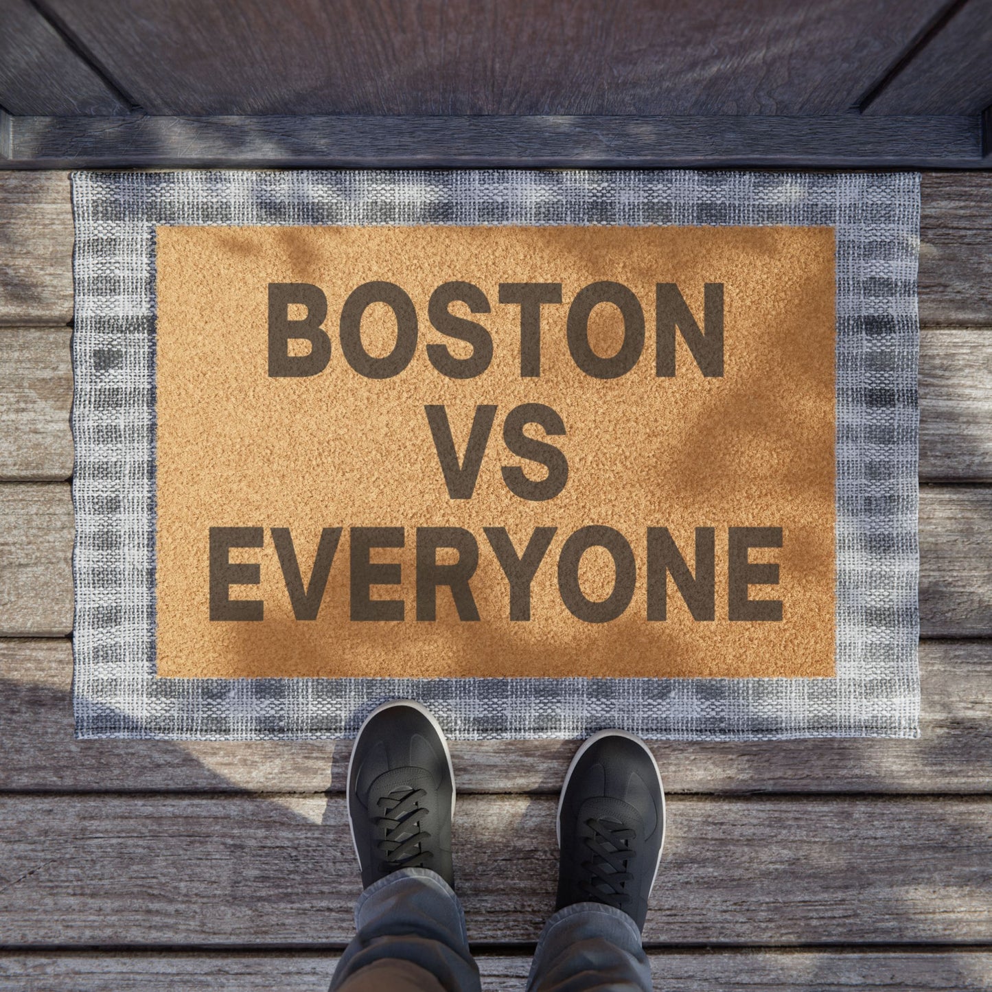 Boston vs Everyone Doormat