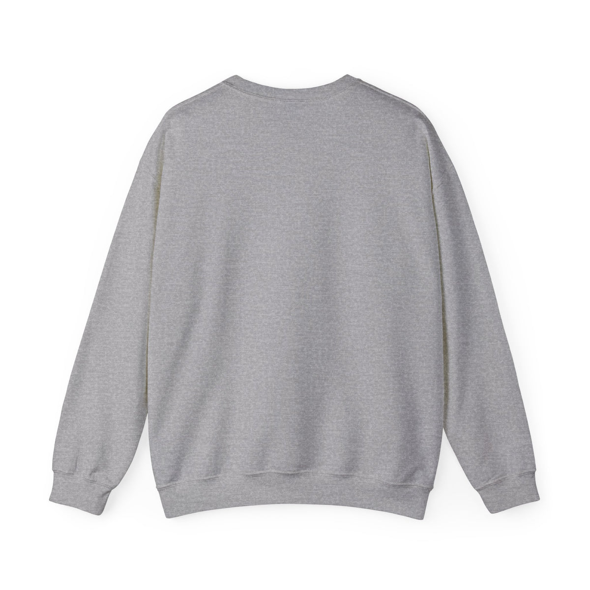 Retro Black Cat Pumpkin Grey Crewneck Sweatshirt
