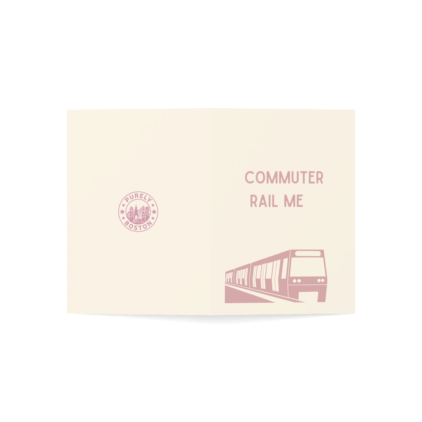 Commuter Rail Me Valentine's Day Card