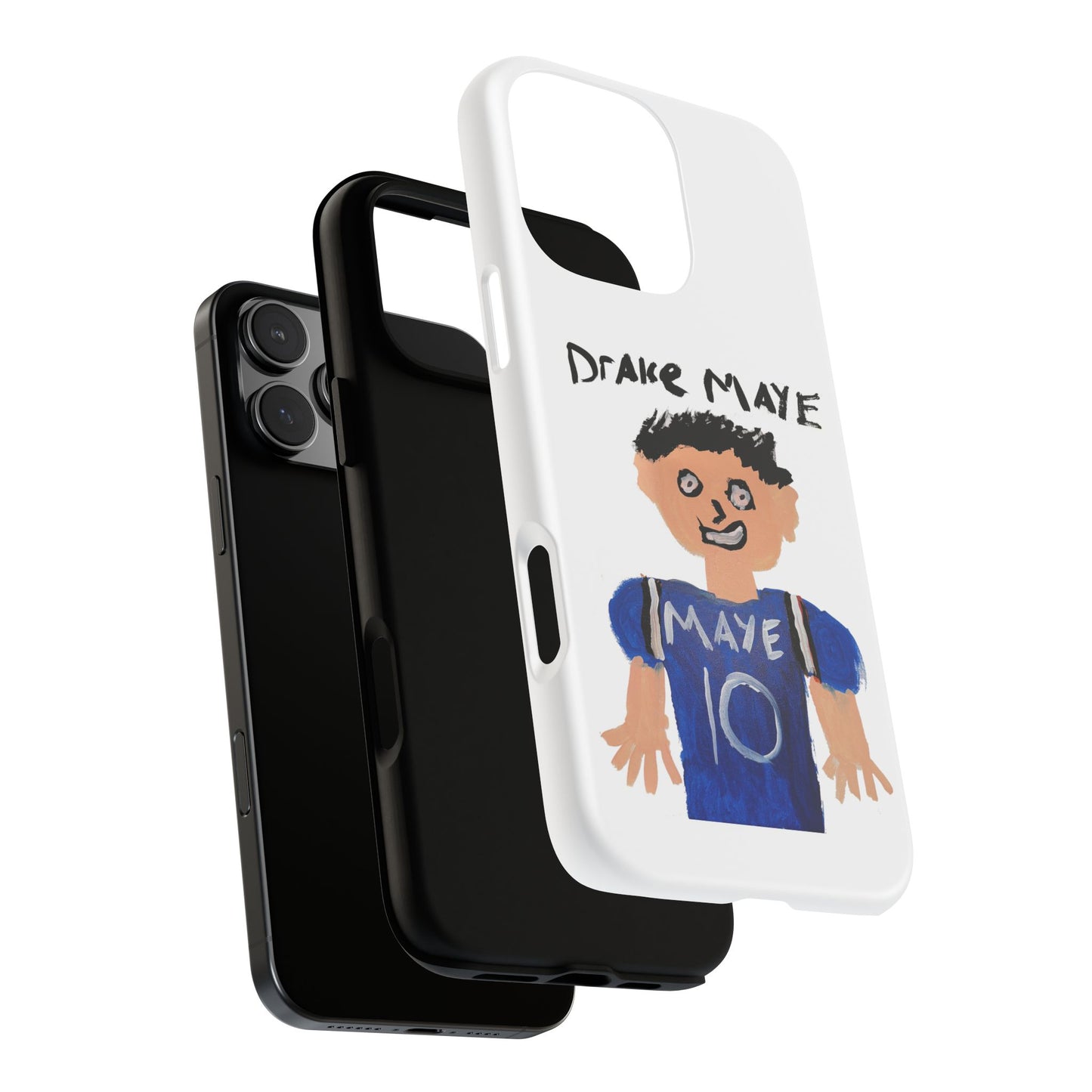 Drake Maye Painting Phone Case