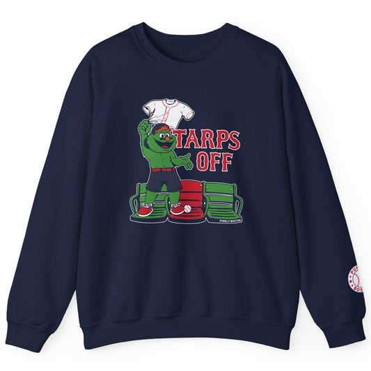 Tarps Off Boston Baseball Crewneck