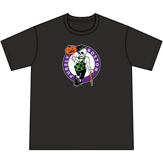 Purely Boston Haunted Hoops Mineral Wash T-Shirt