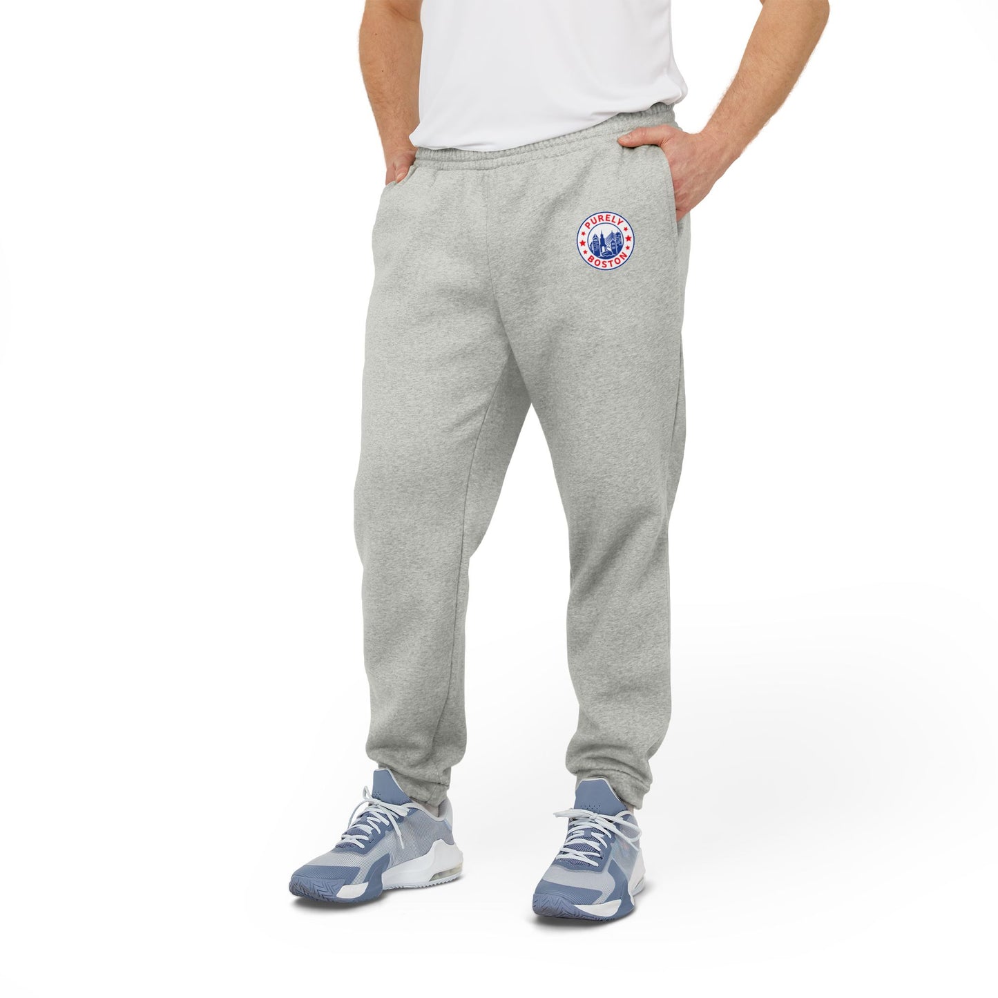 Purely Boston Logo Adidas Joggers