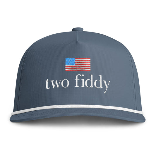 Two Fiddy Rope Snapback Hat