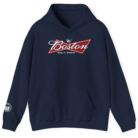 Boston King of Sports Navy & Red Hoodie