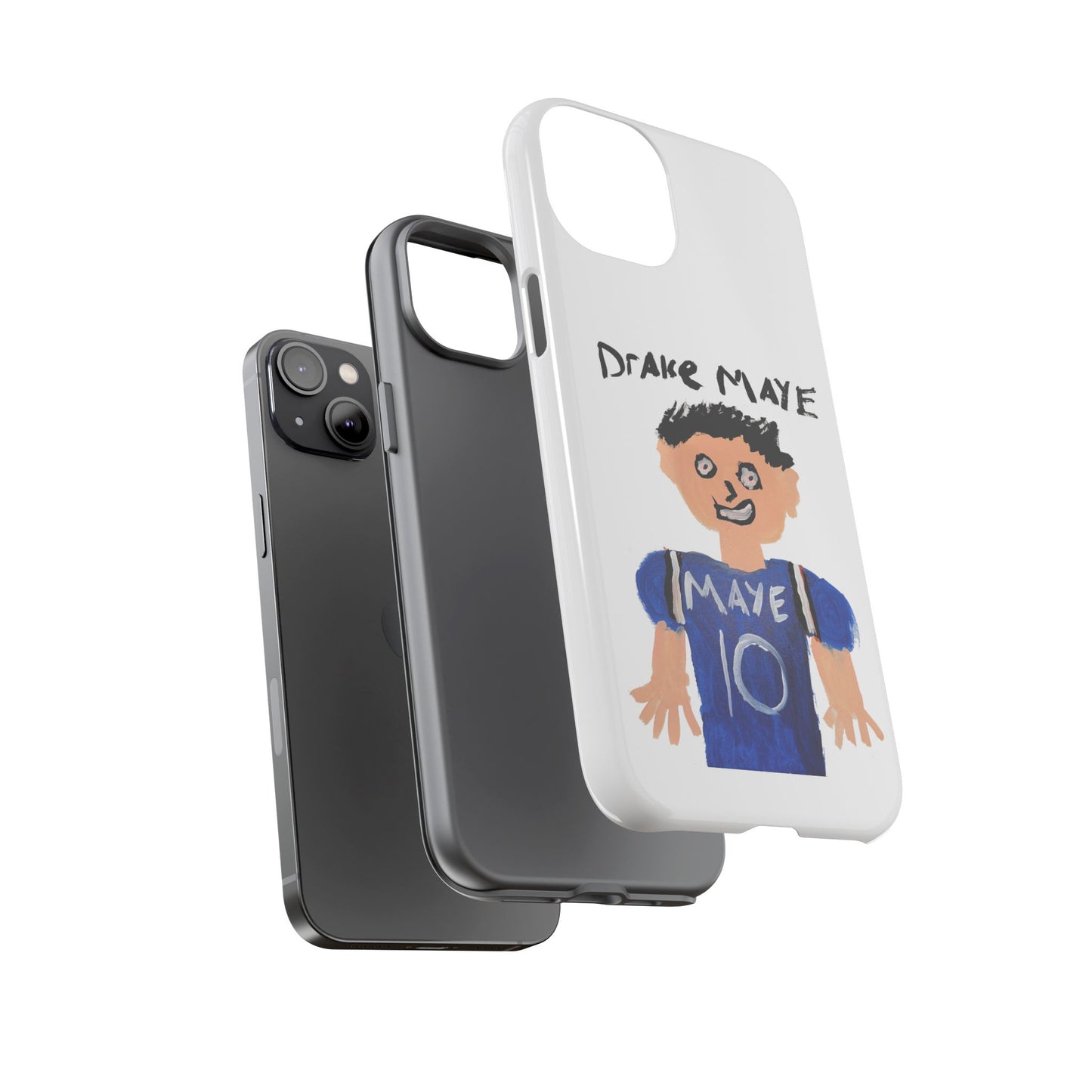 Drake Maye Painting Phone Case