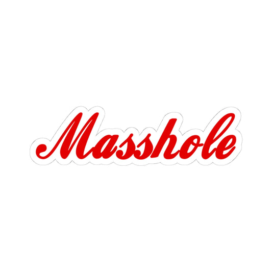 Masshole Red Sticker