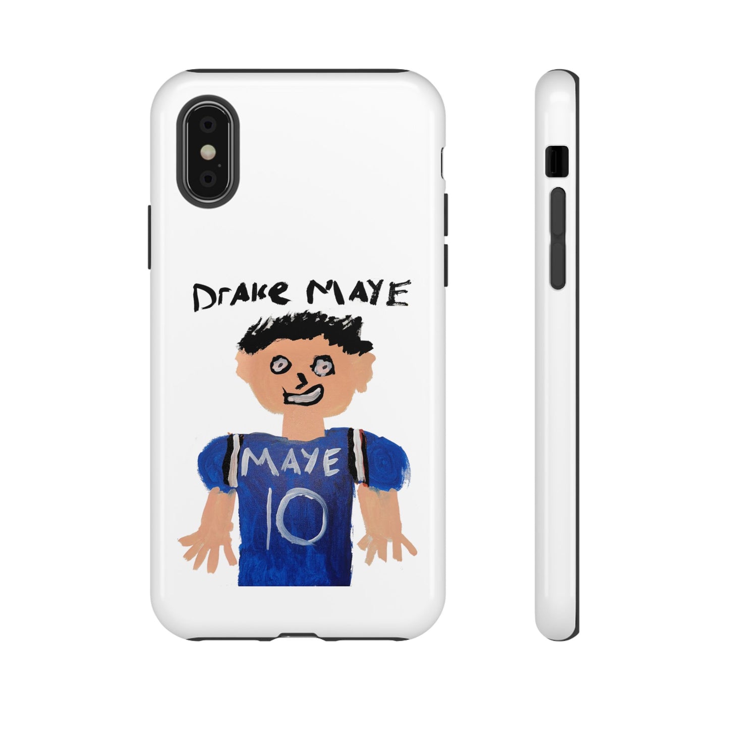 Drake Maye Painting Phone Case