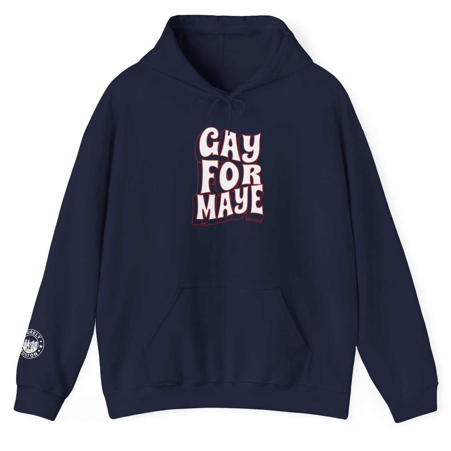Gay For Maye Navy Hoodie