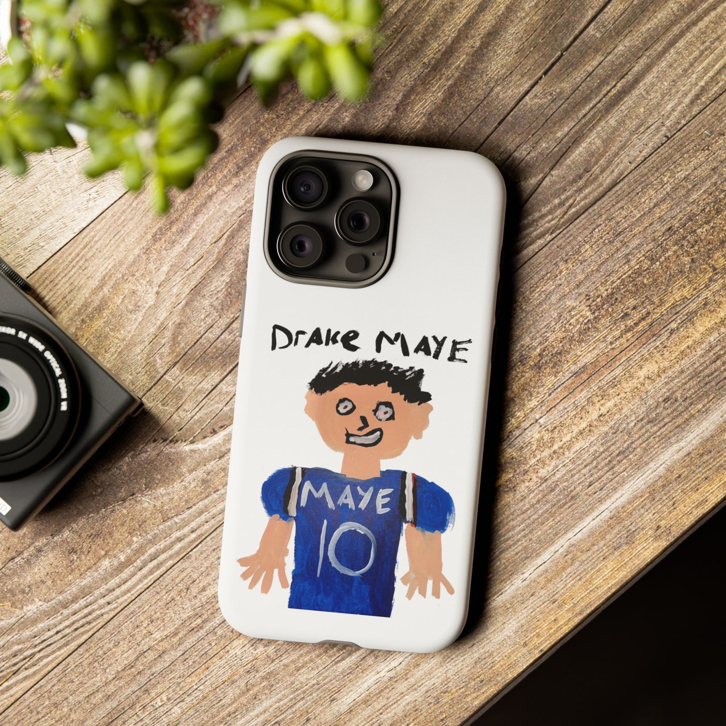 Drake Maye Painting Phone Case
