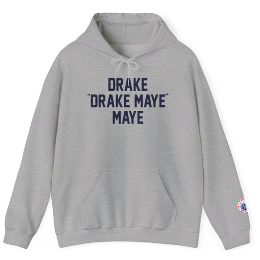Drake "Drake Maye" Maye Grey Hoodie