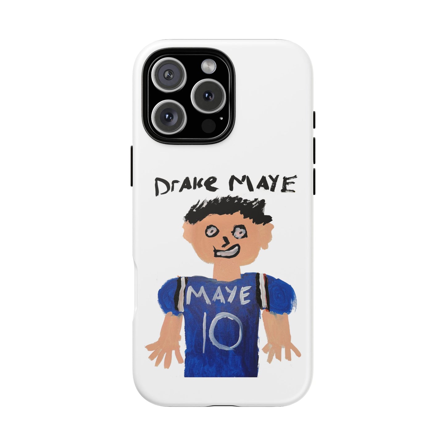 Drake Maye Painting Phone Case