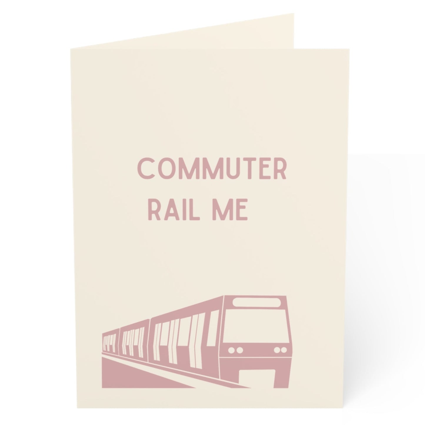 Commuter Rail Me Valentine's Day Card