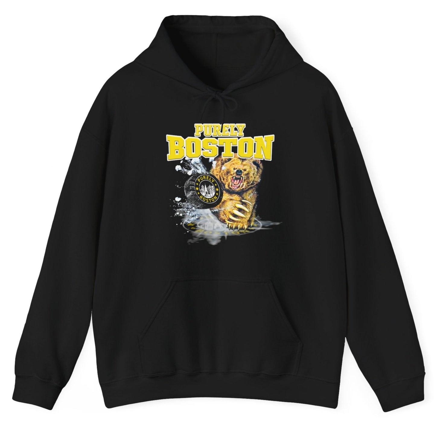 Purely Boston Hockey Bear Claw Hoodie