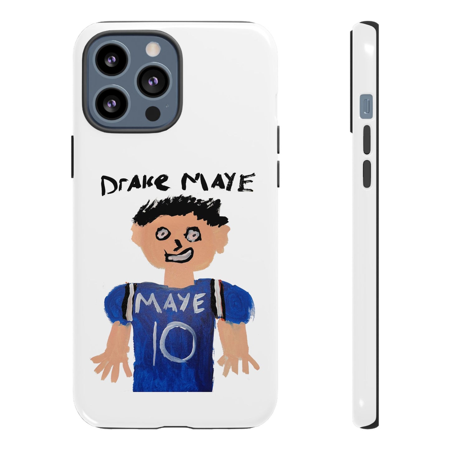 Drake Maye Painting Phone Case
