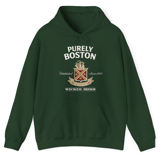 Purely Boston Irish Whiskey Hoodie