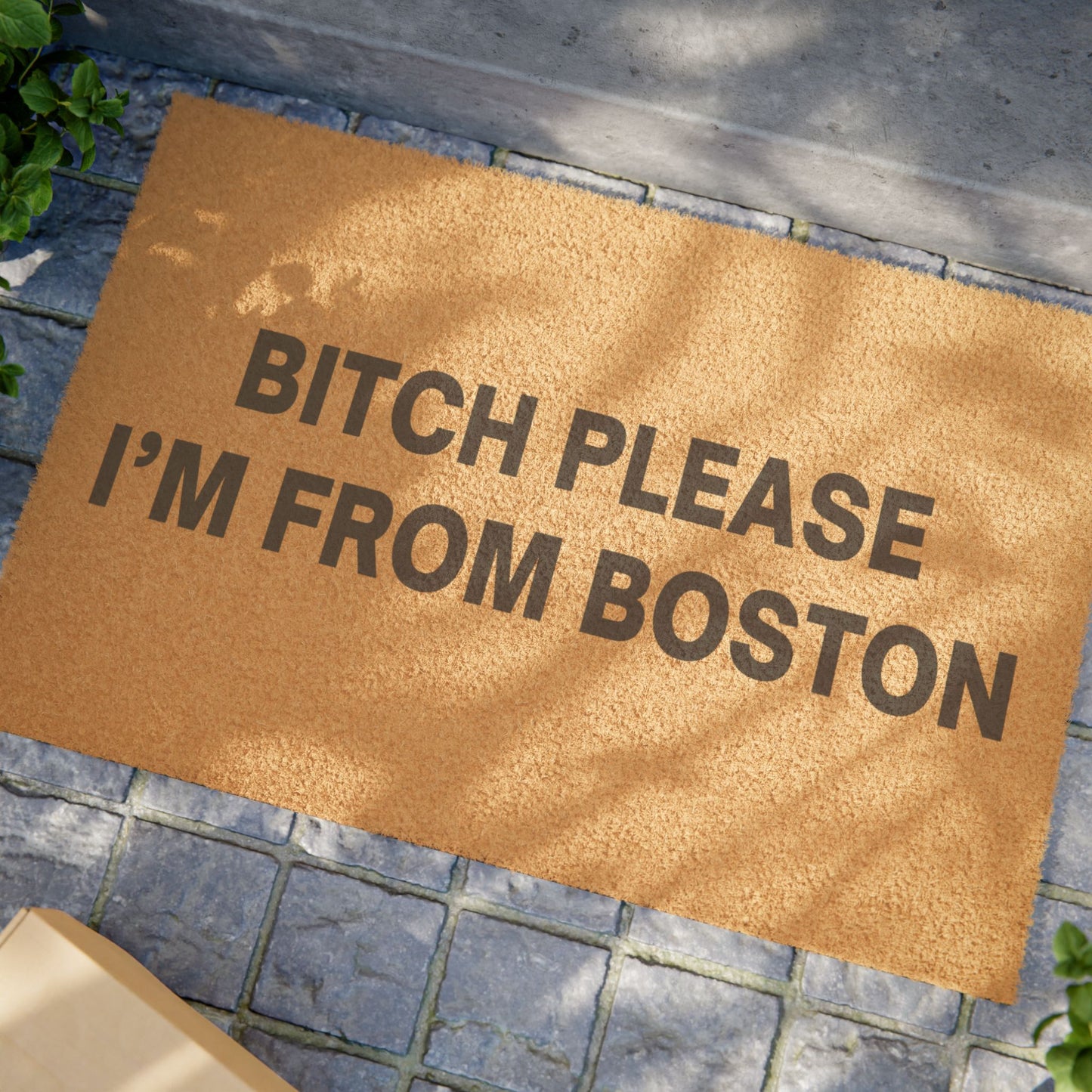 Bitch Please I'm From Boston Doormat