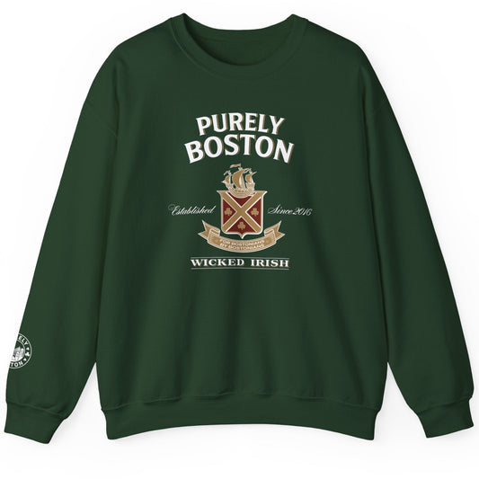 Purely Boston Irish Whiskey Crewneck