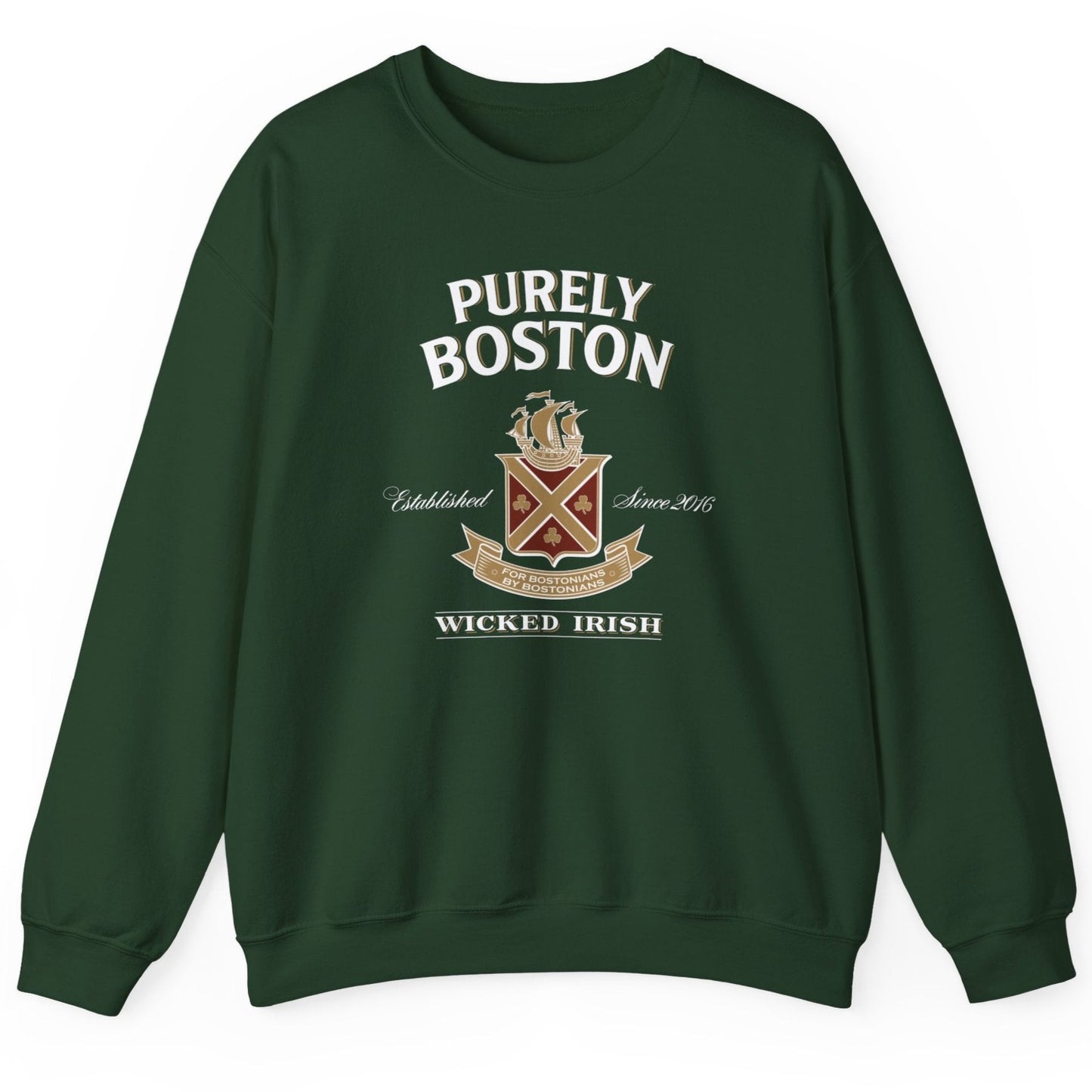 Purely Boston Irish Whiskey Crewneck