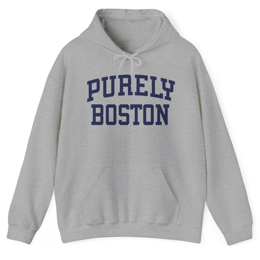 Purely Boston Classic Grey Hoodie