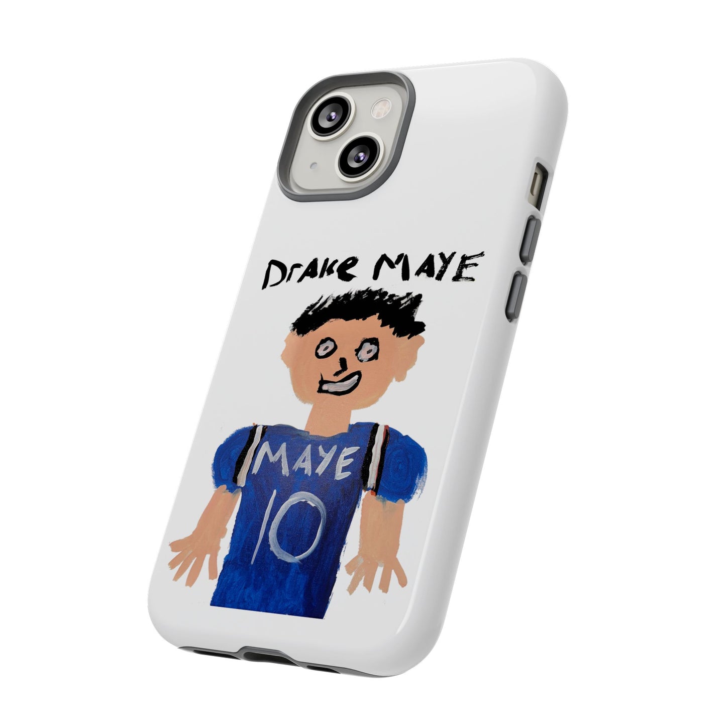 Drake Maye Painting Phone Case