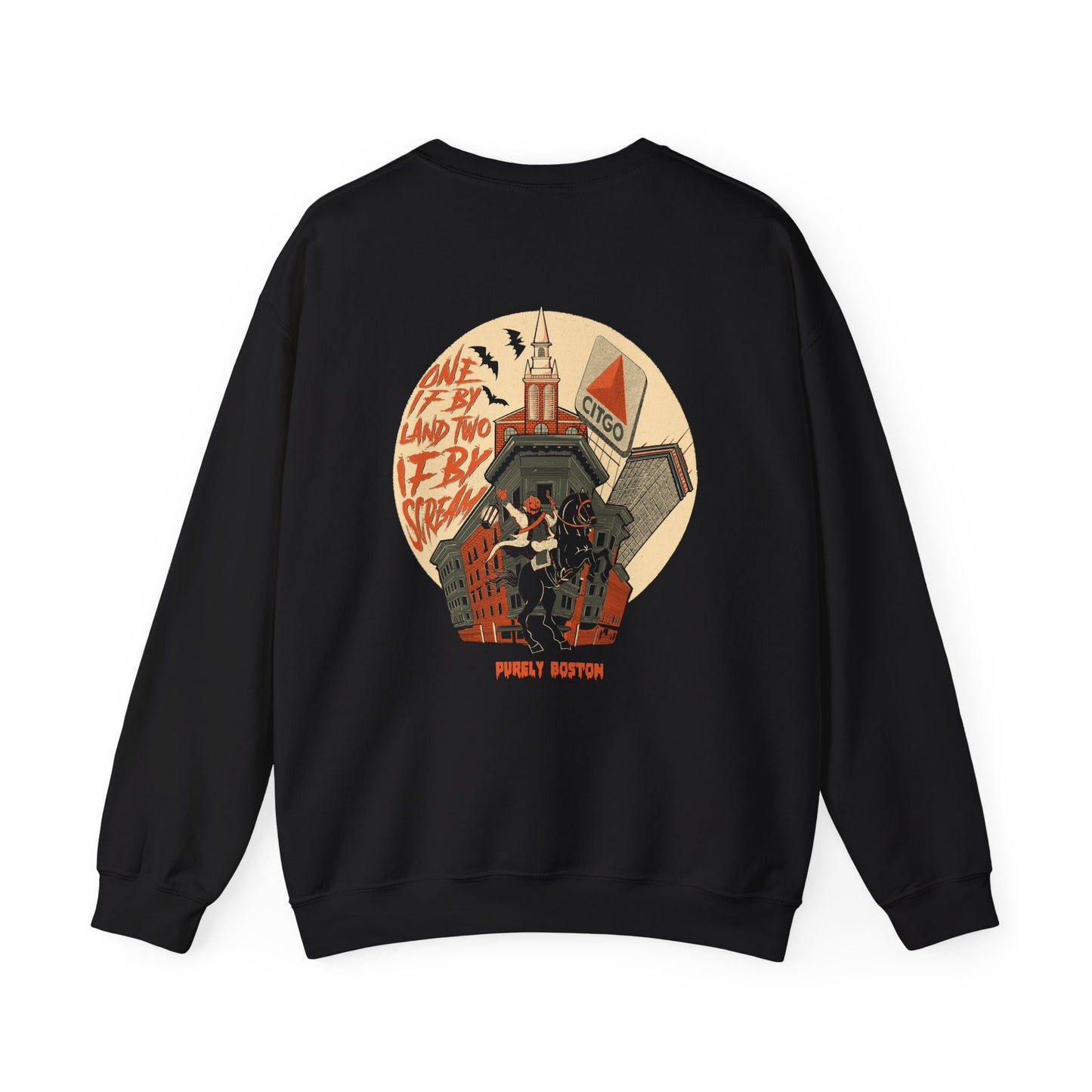 Purely Boston Spooky Pumpkin Crewneck