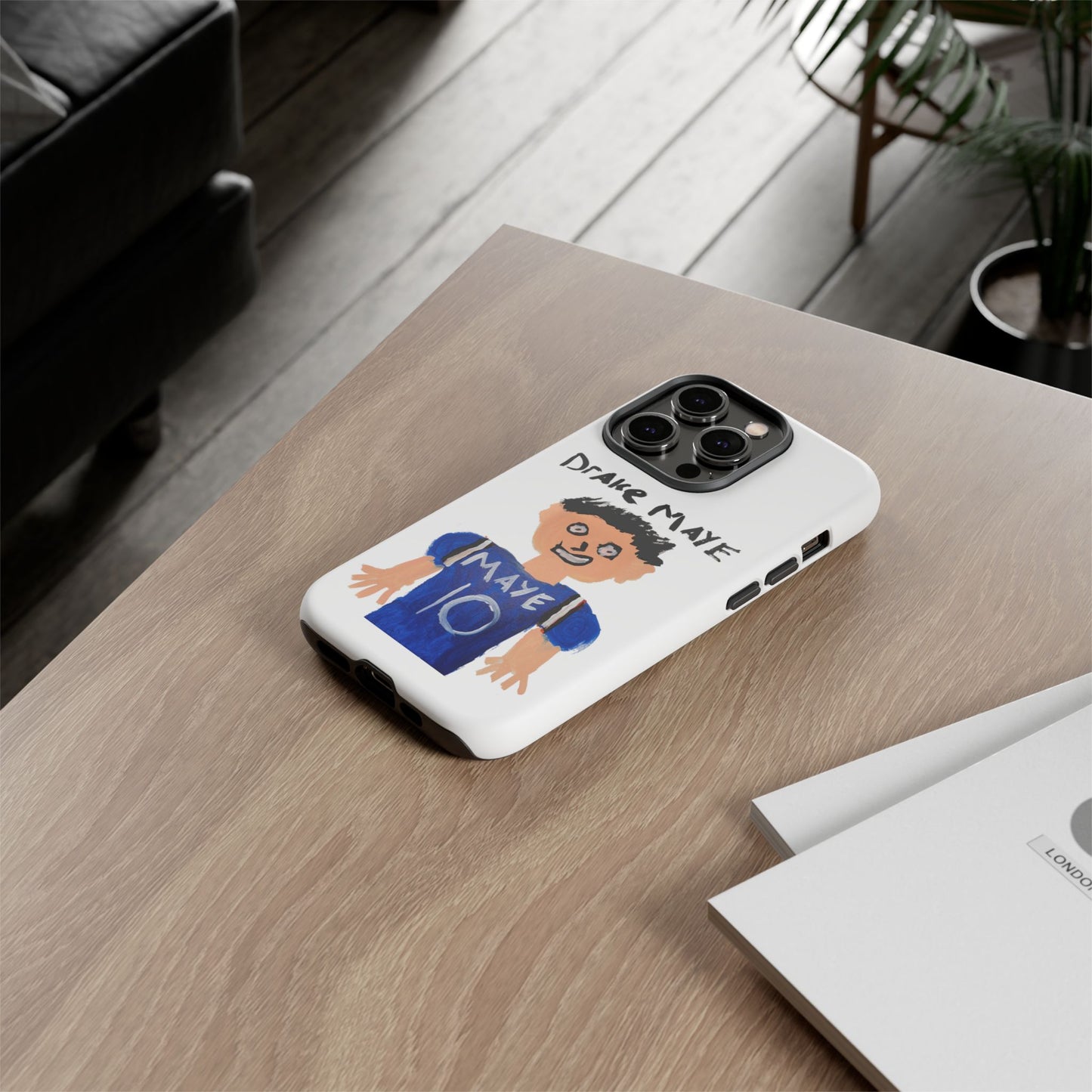 Drake Maye Painting Phone Case