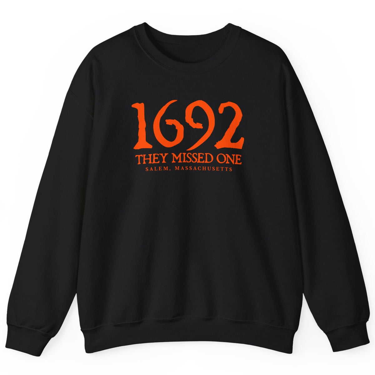 1692 They Missed One Black Crewneck Sweatshirt