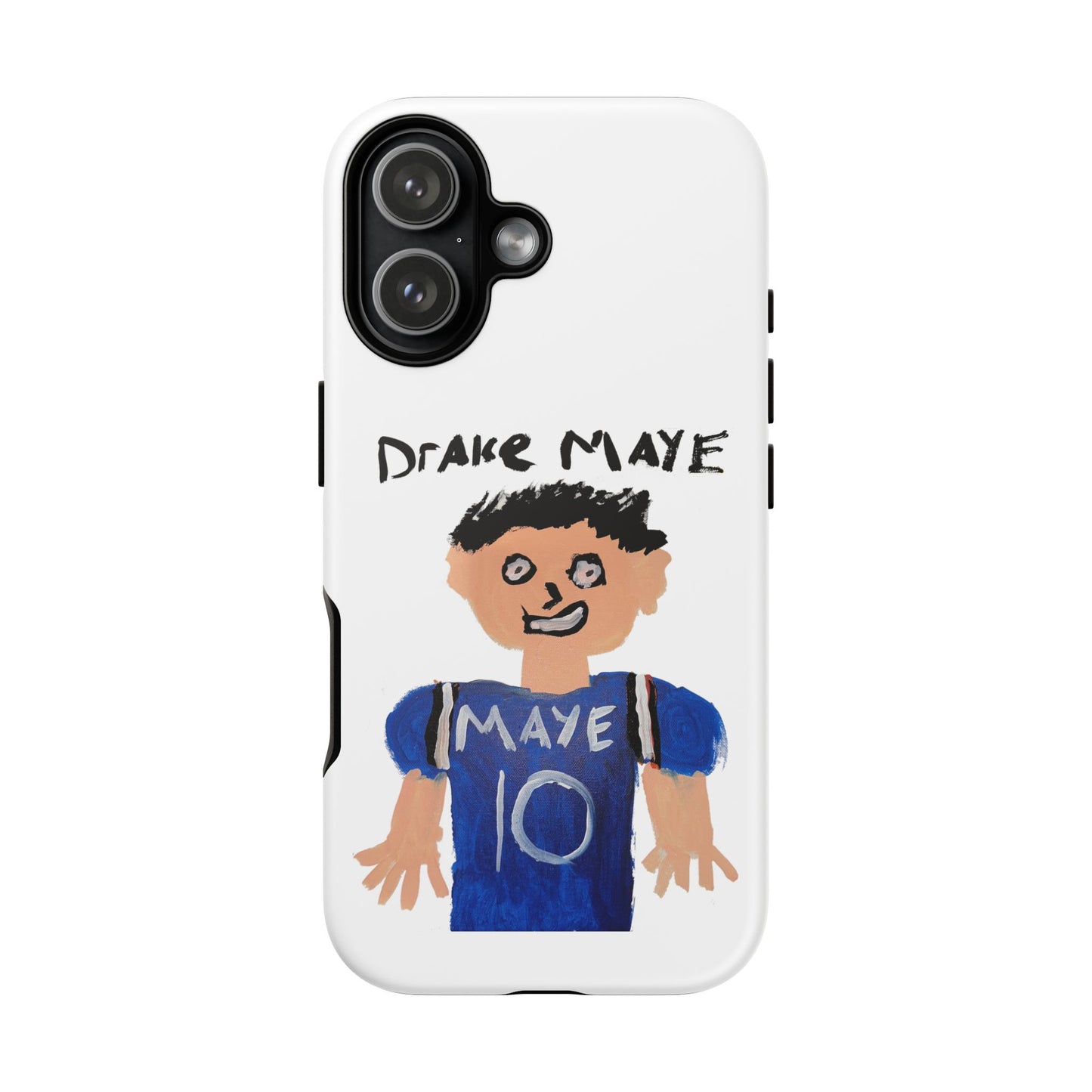 Drake Maye Painting Phone Case
