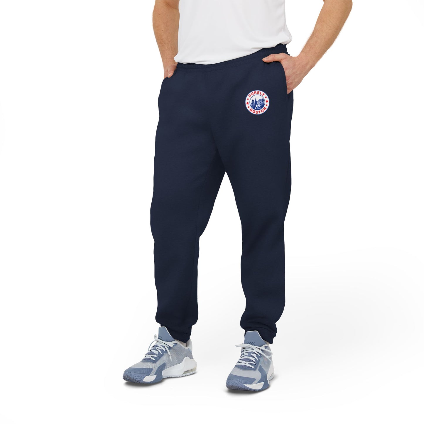 Purely Boston Logo Adidas Joggers