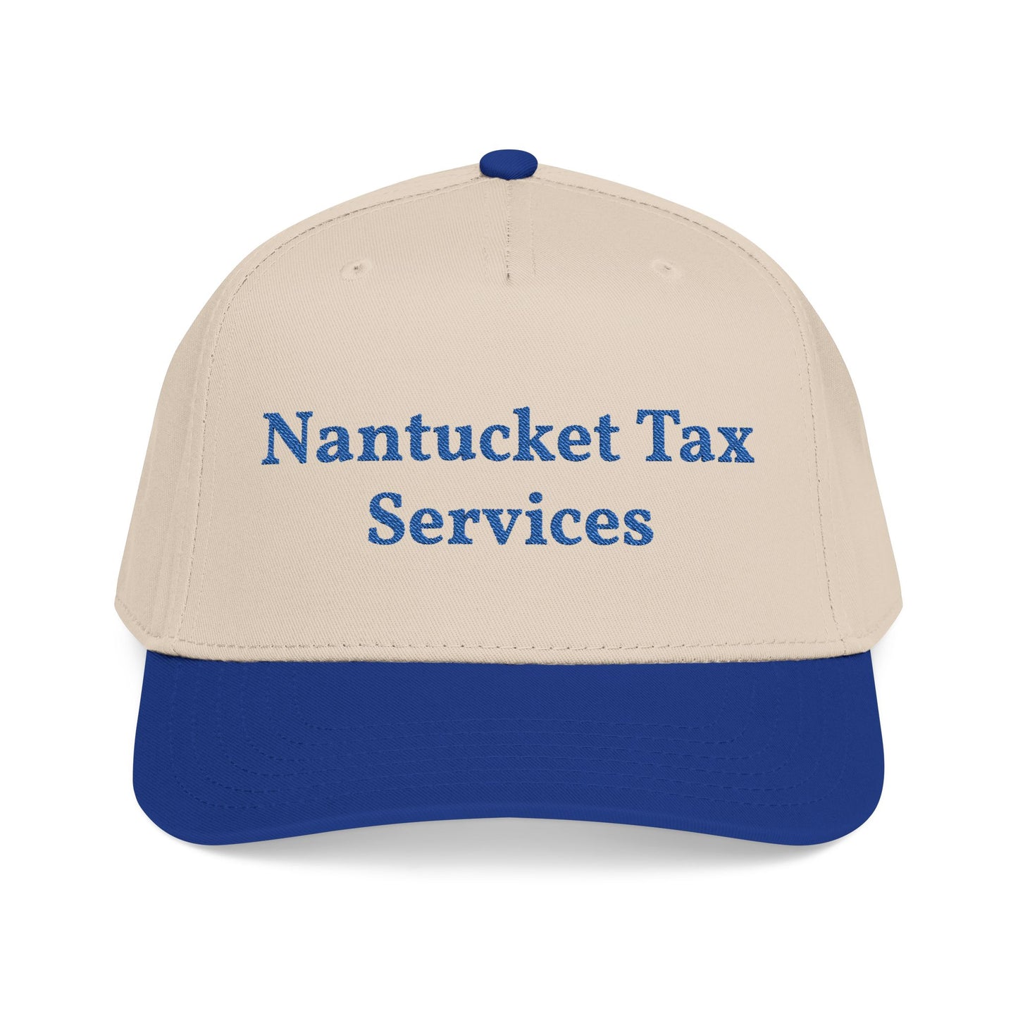 Nantucket Tax Services Natural/Royal Snapback Hat