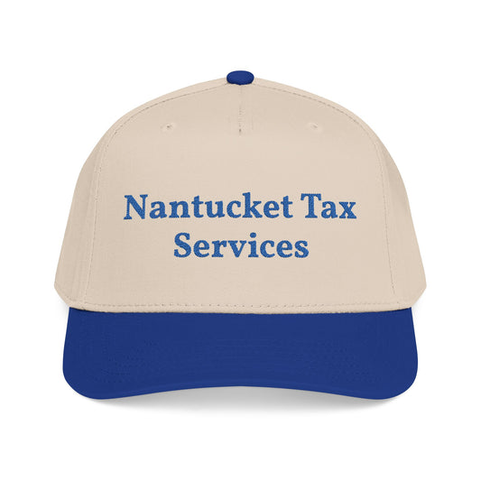 Nantucket Tax Services Natural/Royal Snapback Hat