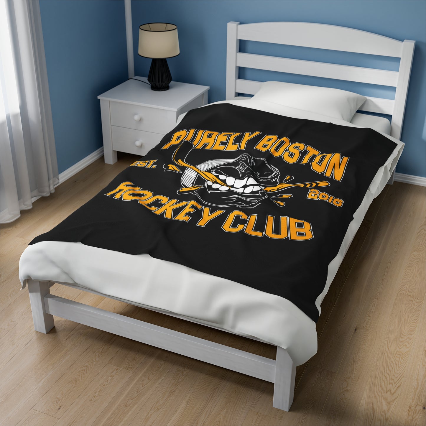 Purely Boston Hockey Club Blanket