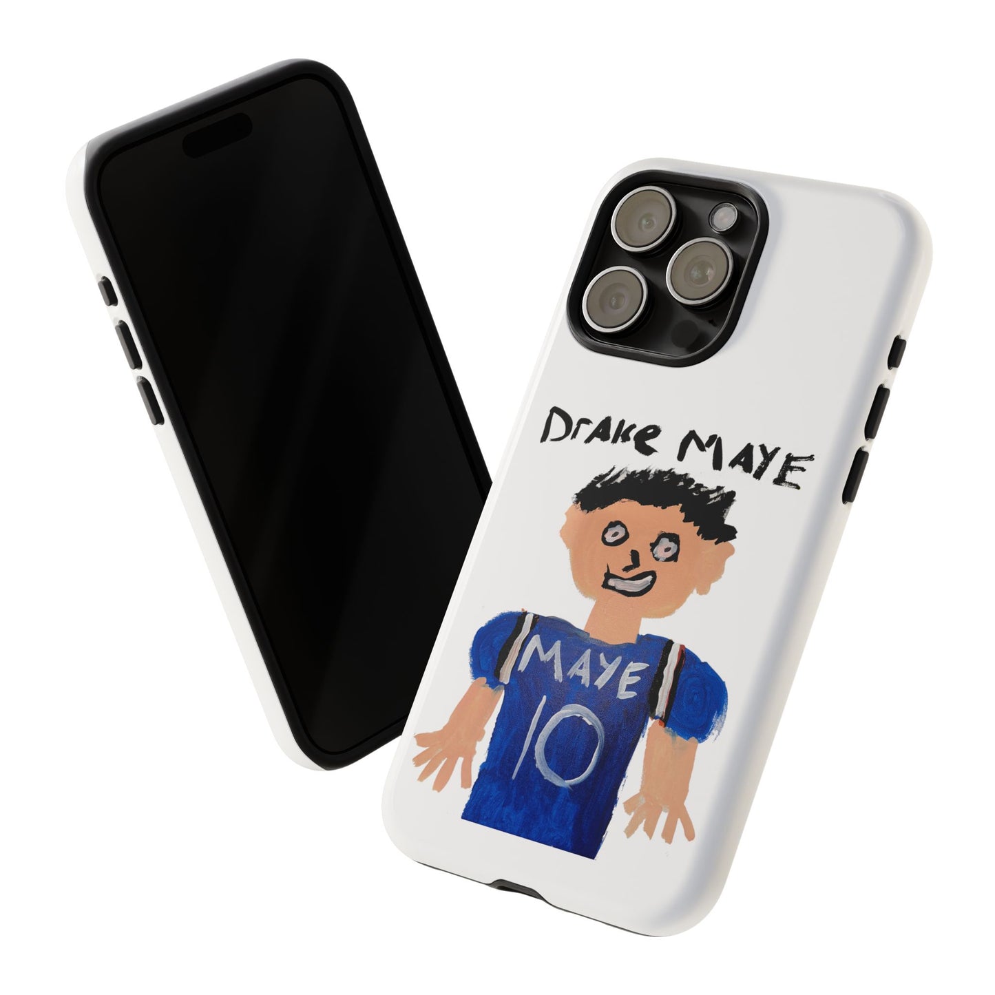Drake Maye Painting Phone Case