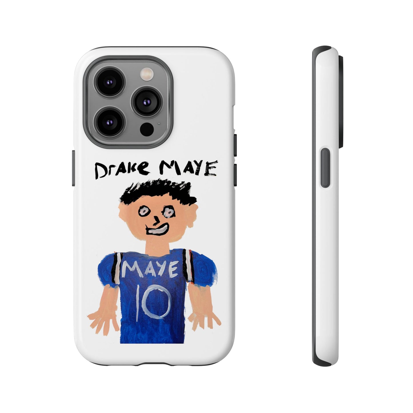 Drake Maye Painting Phone Case
