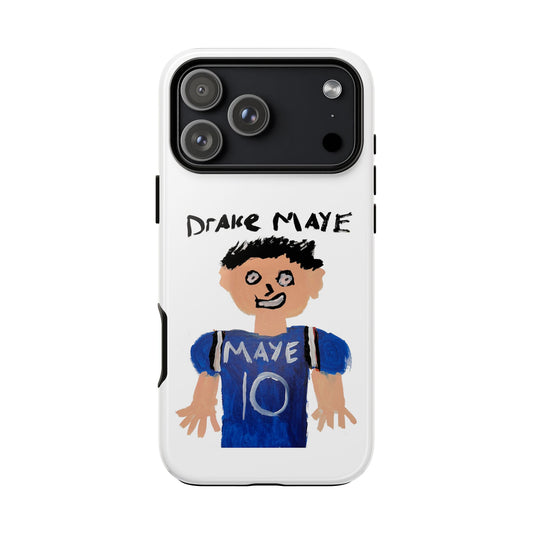 Drake Maye Painting Phone Case