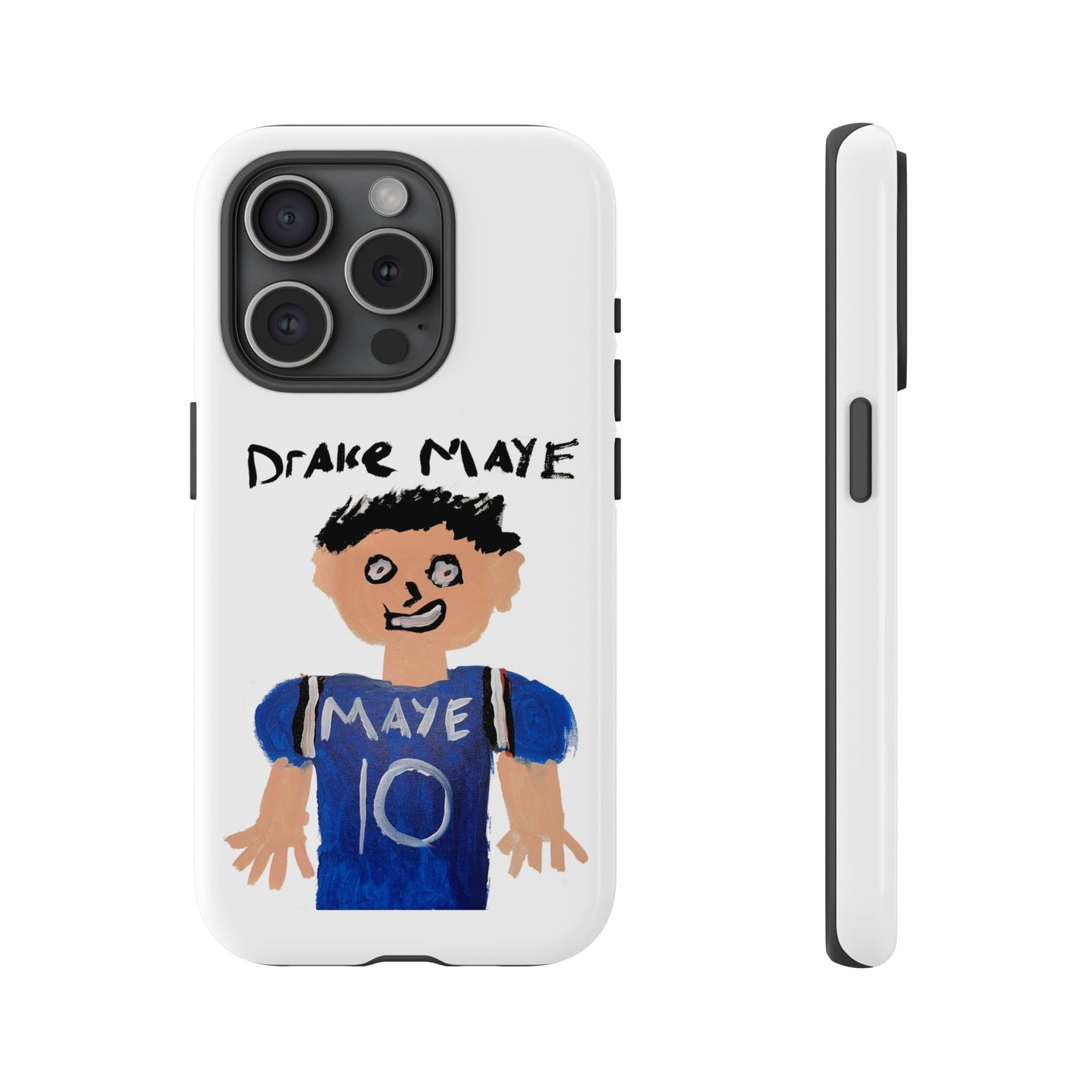 Drake Maye Painting Phone Case