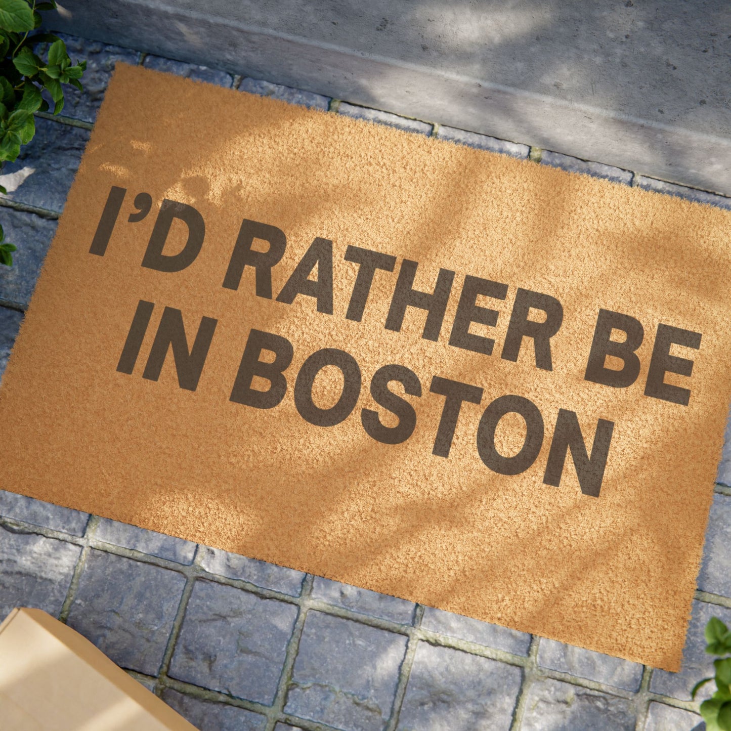 I'd Rather Be In Boston Doormat