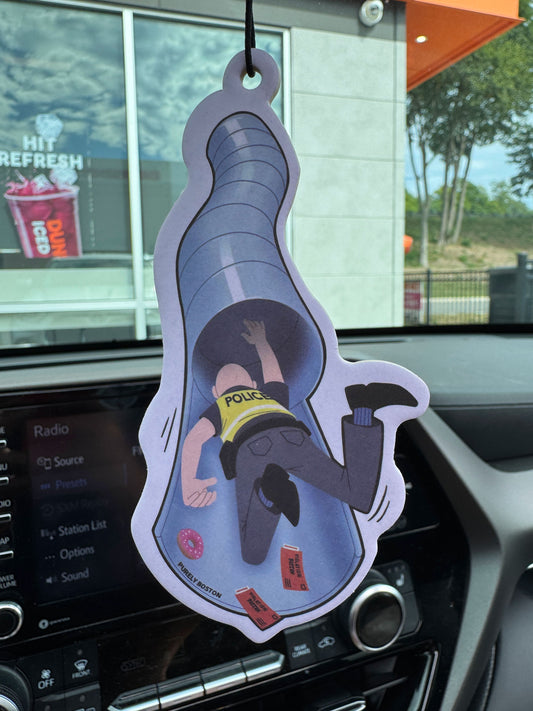 Boston Cop Slide Air Freshener