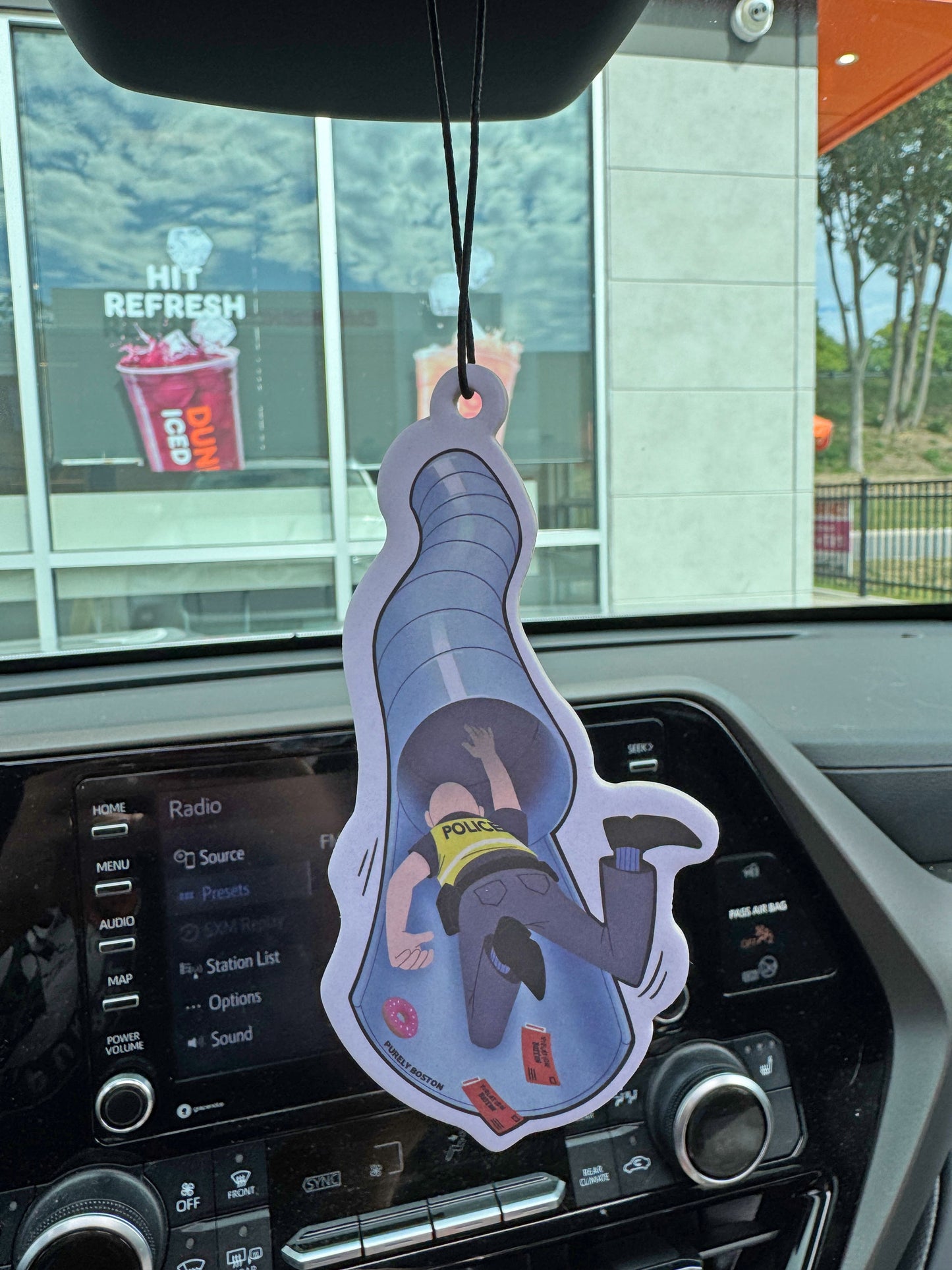 Boston Cop Slide Air Freshener