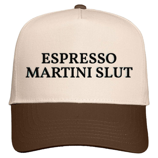 Espresso Martini Slut Natural/Walnut Snapback Hat