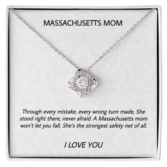 Massachusetts Mom - Every Mistake - Love Knot Necklace