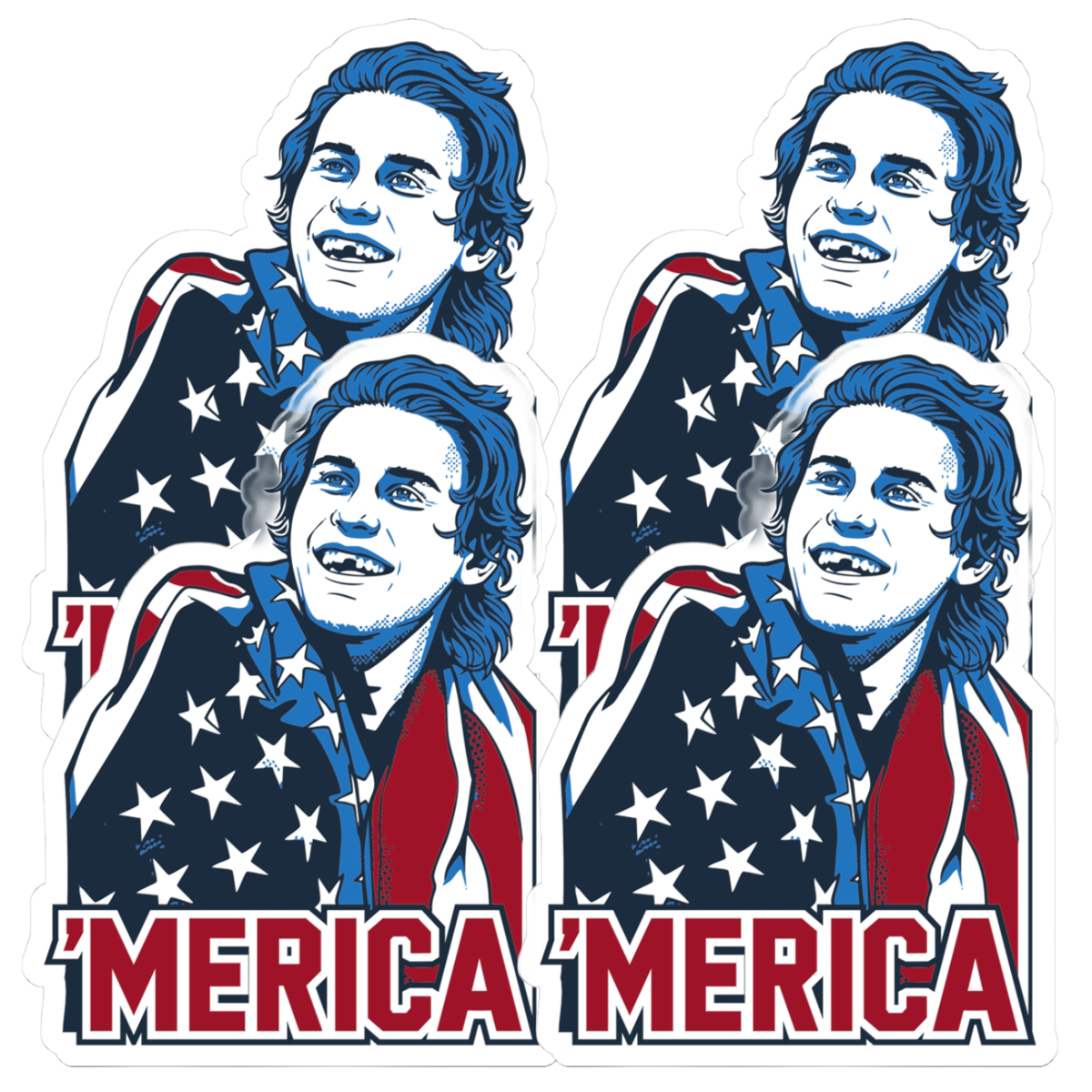'Merica Hockey Sticker Pack (4 Stickers)