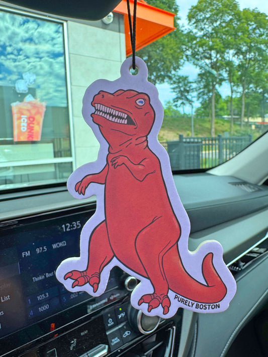 Route 1 Orange Dinosaur Air Freshener