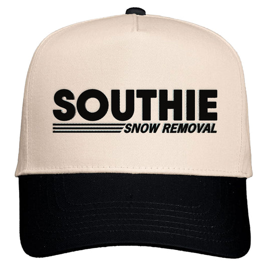 Southie Snow Removal Natural/Black Snapback Hat