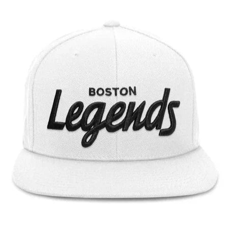 Boston Legends White/Black Snapback Hat