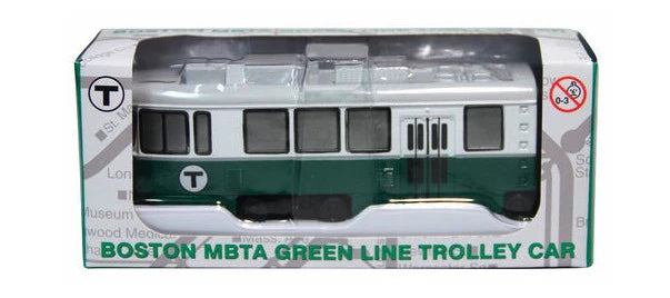 MBTA Boston Green Line Die Cast Trolley Toy