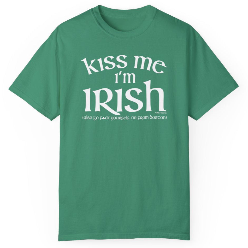 Kiss Me I'm Irish Boston T-Shirt